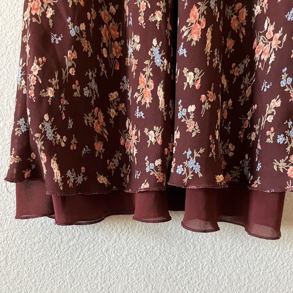 Vintage 90s Floral Slip Dress Size Medium - Picture 4 of 8